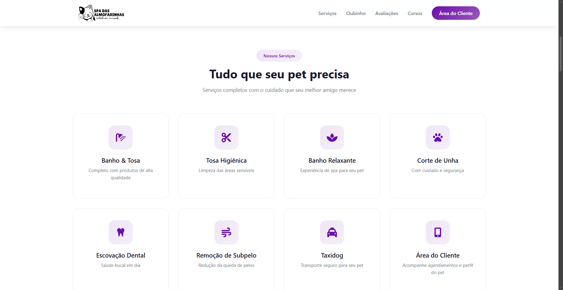 ERP SPA das Almofadinhas